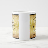 Elegant 27th Music Wedding Jubileum Celebration Grote Koffiekop (Voorkant)