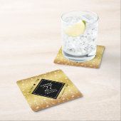 Elegant 27th Music Wedding Jubileum Celebration Kartonnen Onderzetters (Insitu)