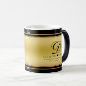 Elegant 27th Music Wedding Jubileum Celebration Magische Mok (Voorkant rechts)