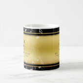 Elegant 27th Music Wedding Jubileum Celebration Magische Mok (Center)