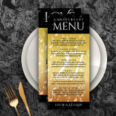 Elegant 27th Music Wedding Jubileum Celebration Menu