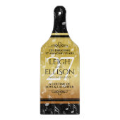 Elegant 27th Music Wedding Jubileum Celebration Snijplank (Voorkant)