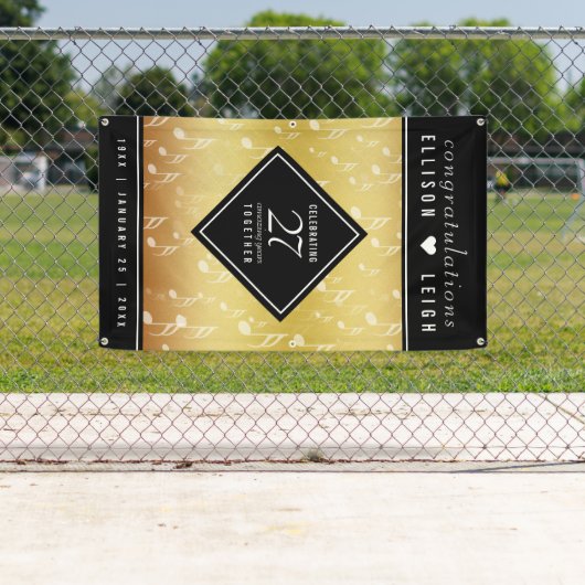 Elegant 27th Music Wedding Jubileum Celebration Spandoek (Insitu)