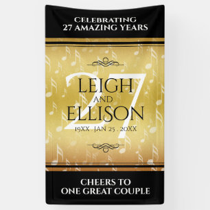 Elegant 27th Music Wedding Jubileum Celebration Spandoek