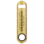 Elegant 27th Music Wedding Jubileum Celebration Speed Flessenopener (Voorkant)