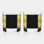 Elegant 27th Music Wedding Jubileum Celebration Whisky Glas (Links)