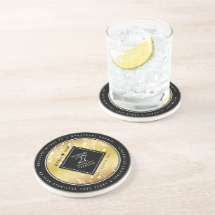 Elegant 27th Music Wedding Jubileum Celebration Zandsteen Onderzetter