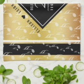 Elegant 27th Music Wedding Jubileum Theedoek (Gevouwen)