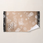 Elegant 28th Linen Wedding Jubileum Bad Handdoek (Handdoek)