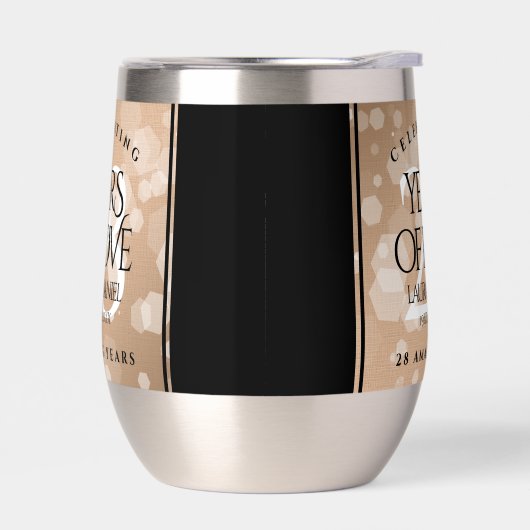 Elegant 28th Linen Wedding Jubileum Celebration (Links)