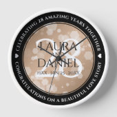 Elegant 28th Linen Wedding Jubileum Celebration (Voorkant)