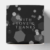 Elegant 28th Linen Wedding Jubileum Celebration Bedankdoosjes (Bovenkant)