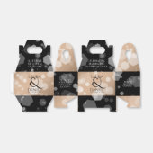 Elegant 28th Linen Wedding Jubileum Celebration Bedankdoosjes (Uitgevouwen)