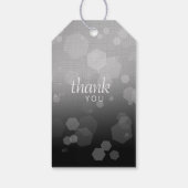 Elegant 28th Linen Wedding Jubileum Celebration Cadeaulabel (Achterkant)