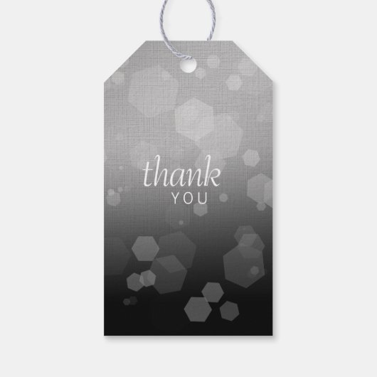 Elegant 28th Linen Wedding Jubileum Celebration Cadeaulabel (Achterkant)