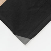 Elegant 28th Linen Wedding Jubileum Celebration Fleece Deken (Hoek)