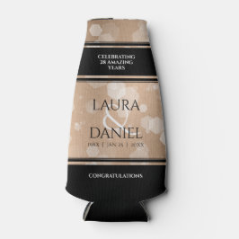 Elegant 28th Linen Wedding Jubileum Celebration Flesjeskoeler