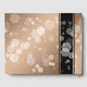 Elegant 28th Linen Wedding Jubileum Celebration Gastenboek (Achterkant)