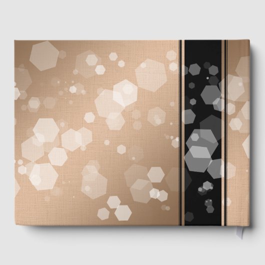 Elegant 28th Linen Wedding Jubileum Celebration Gastenboek (Achterkant)