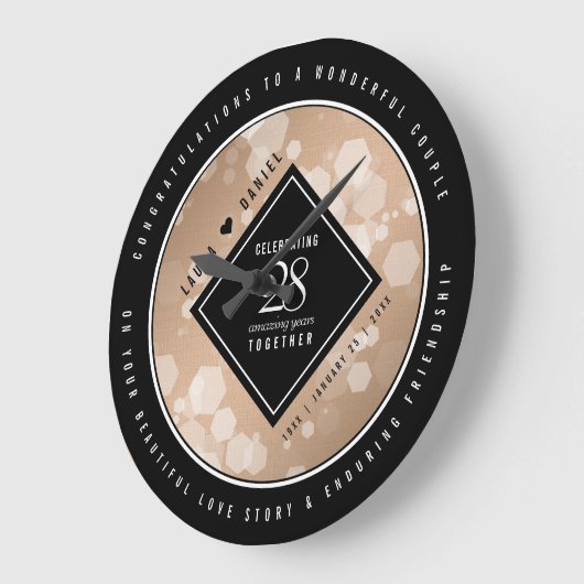 Elegant 28th Linen Wedding Jubileum Celebration Grote Klok (Hoek)