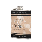 Elegant 28th Linen Wedding Jubileum Celebration Heupfles (Links)