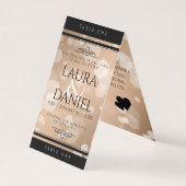 Elegant 28th Linen Wedding Jubileum Celebration Kaart (Achterkant)