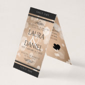 Elegant 28th Linen Wedding Jubileum Celebration Kaart (Voorkant)