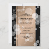 Elegant 28th Linen Wedding Jubileum Celebration Kaart (Achterkant)