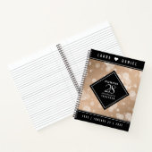 Elegant 28th Linen Wedding Jubileum Celebration Notitieboek (Binnen)