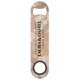 Elegant 28th Linen Wedding Jubileum Celebration Speed Flessenopener