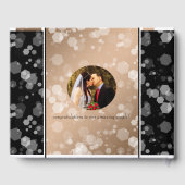 Elegant 28th Linen Wedding Jubileum Gastenboek (Achterkant)