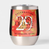 Elegant 29th Garnet Wedding Jubileum (Voorkant)