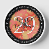 Elegant 29th Garnet Wedding Jubileum (Voorkant)