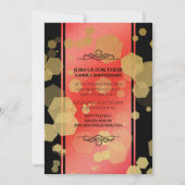 Elegant 29th Garnet Wedding Jubileum Kaart (Achterkant)