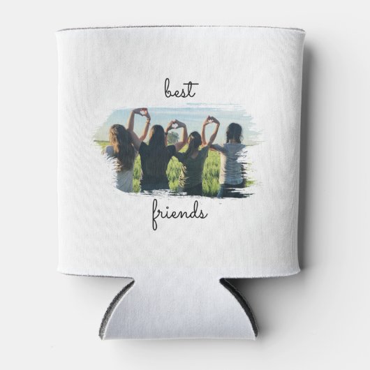 Elegant 2 BFF Beste vrienden voor altijd Blikjeskoeler (Voorkant)