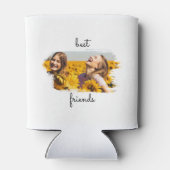 Elegant 2 BFF Beste vrienden voor altijd Blikjeskoeler (Achterkant)