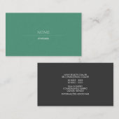 Elegant 2 Comfrey Visitekaartje (Voorkant / Achterkant)