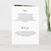 Elegant 2 Foto in Loating Memory Funeral Program Programma (Achterkant)