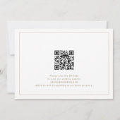 Elegant 2 Foto's Champagne Gold Wedding Save The Date (Achterkant)