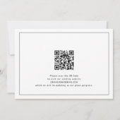 Elegant 2 Foto's om het even welk kleurenhuwelijk Save The Date (Achterkant)