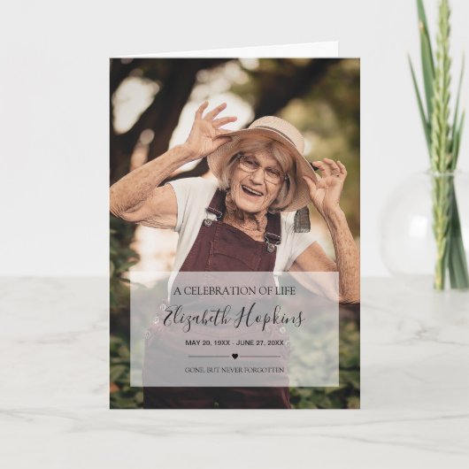 Elegant 2 Fotoviering van het Life Folded Programm Programma (Voorkant)