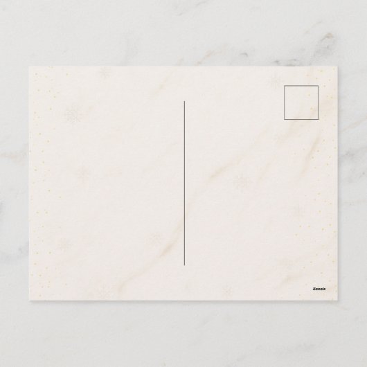 Elegant  2 Photo Christmas Card Feestdagenkaart (Achterkant)