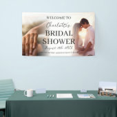 Elegant 2 Photo Collage Vrijgezellenfeest Banner (Beurs)