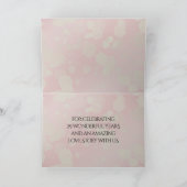 Elegant 2e 29e Garnet Wedding Jubileum Bedankkaart (Binnen)