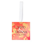 Elegant 2e 29e Garnet Wedding Jubileum Decoratie (Voorkant)