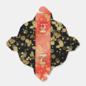 Elegant 2e Garnet Wedding Jubileum Bedankdoosjes (Uitgevouwen)