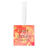 Elegant 2e Garnet Wedding Jubileum Decoratie (Voorkant)