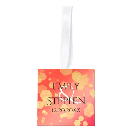 Elegant 2e Garnet Wedding Jubileum Decoratie (Voorkant)