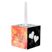 Elegant 2e Garnet Wedding Jubileum Decoratie (Achter hoekig)