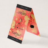 Elegant 2e Garnet Wedding Jubileum Kaart (Voorkant)